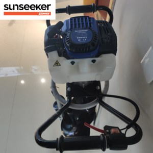 Eak553 Mũi khoan đất chạy xăng công nghiệp tự làm 52,8 CC mũi khoan 150mm/200mm để trồng cây hàng rào trang trại - Product Image 2