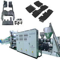 Machine de production de tapis de sol de voiture en TPE 3D 5D par extrusion thermoformage