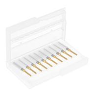 Fraise à gravure en carbure de titane RUIMENG 2 mm, fraise à queue CNC pour machine PCB, tige de 1/8 po, longueur de 11,5 mm, HRC Non
