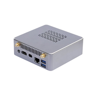 ELSKY Precio Bajo de Cliente Delgado Celeron 3855U Nuc Pc Skylake DP 4K Tipo-C 2 * DDR4 32GB RAM M.2 SSD 4USB3.0
