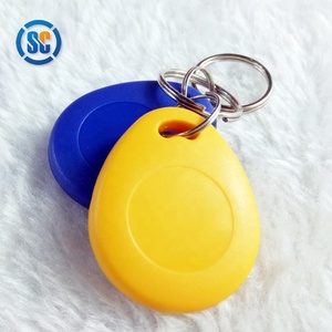 Sencan trong kho ABS nhà ở 13.56MHz RFID NFC Key <span class=keywords><strong>Token</strong></span> quản lý tham dự Keychain cho khách sạn thẻ chìa khóa - Product Image 2