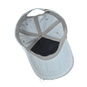 Cappello da Baseball con 6 pannelli di colore personalizzato ricamato in cotone Unisex per sport all'aria aperta - Product Image 4