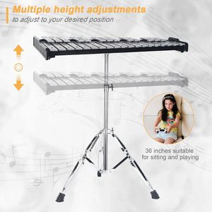Xilófono/Glockenspiel Profesional <span class=keywords><strong>de</strong></span> Aluminio <span class=keywords><strong>de</strong></span> 32 Notas, Kit <span class=keywords><strong>de</strong></span> Campanas <span class=keywords><strong>para</strong></span> Principiantes y Adultos, Pad <span class=keywords><strong>de</strong></span> Práctica Silencioso, 3 <span class=keywords><strong>Tipos</strong></span> <span class=keywords><strong>de</strong></span> <span class=keywords><strong>Baquetas</strong></span> - Product Image 6