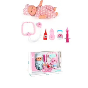 Лидер продаж, игрушка-врач для игр, Детская кукла, семейный врач, игрушка для инъекций, термометр, стетоскоп со звуком, игрушка-кукла