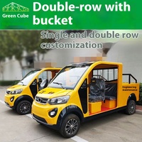 Voiture de patrouille convertible électrique 5 places BFF Kepler et bus de tourisme 8 places à double rangée Sécurité entièrement fermée pour les zones panoramiques