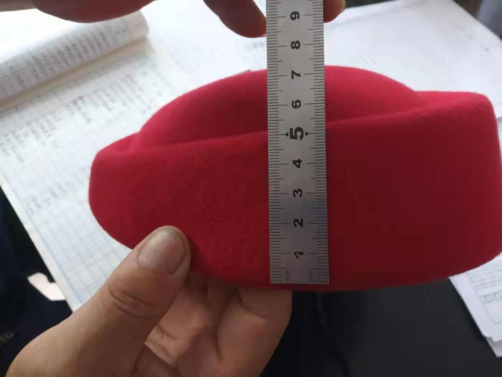 Lawliet A049 Fascinator Basis Aus Wolle – Für Hutmacher, Air Hostess, Millinery, Ø Ca. 56 Cm