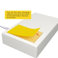 Interruptor Táctil para Espejo de Baño de Alto Voltaje 110V/220V, Controla Desempañador y Tira LED de Alto Voltaje