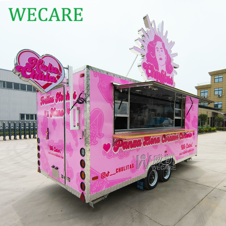 mobile food trailer stainless steel