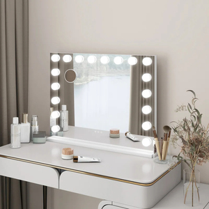 Bóng Đèn Led Khung Kim Loại Gương Trang Điểm Thay Đổi Độ Sáng USB Xoay Được Cá Nhân - Product Image 5