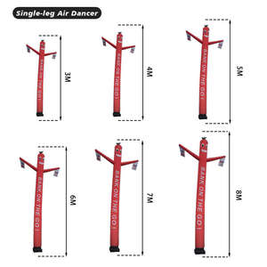 Modèle gonflable publicitaire de clown, danseur à double ou simple jambe, pour animation d'ouverture d'événements, motif Air Dance Star Beckons Cartoon Airman - Product Image 3
