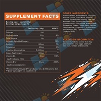 Vloeibare Creatine Gel Sachets, klaar om te gebruiken, pre-workout supplement met snel absorberende formule, aangepaste verpakking, groothandel leverancier