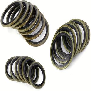 Joints d'étanchéité collés en métal et caoutchouc NBR, ensemble de joints d'huile pour l'étanchéité d'arbre, pièces hydrauliques résistantes à l'usure - Product Image 2