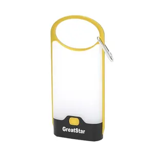 Hot Sale 150LM 3AAA Ultra-Thin Slim Push Camp Lantern with D Ring