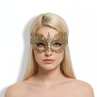 Masques en dentelle pour femmes adultes, masque de mascarade mystérieux et amusant, noir, 100% polyester, coiffe formelle, logo personnalisé, fête du Mardi Gras