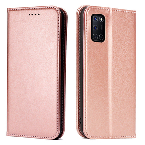 Funda de teléfono móvil para OPPO A52, cubierta trasera de cuero PU para OPPO A52, venta al por mayor - Product Image 2