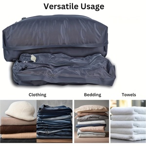 Sacchi <span class=keywords><strong>Sottovuoto</strong></span> Quadrati Moderni di Lusso <span class=keywords><strong>Riutilizzabili</strong></span> in Nylon 70D, Salvaspazio, Impermeabili, Antipolvere, per Viaggi e Conservazione - Product Image 3