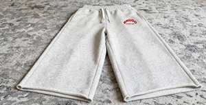 Custom <strong>Men</strong> Boxy Zip up <strong>Hoodie</strong> Cut off Sweat <strong>Shorts</strong> 34 Length Sweatpants <strong>Set</strong> Streetwear Hip Hop Oversized Hoodies <strong>and</strong> Sweatpants - Product Image 4