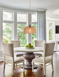 Lámpara colgante de ratán tejida Sunsir, iluminación colgante de cuerda de cáñamo para comedor - Product Image 2