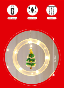 Đồ trang trí đèn LED Giáng sinh, đèn cây thông Noel, đồ trang trí Giáng sinh, đèn treo Navidad, rèm đèn dây 2025 - Product Image 5