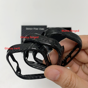 Nueva Funda Protectora Delgada de Fibra de Carbono Real de Lujo 2026, Resistente a Impactos, para Relojes Serie 7, 8, 9, 10, <span class=keywords><strong>SE</strong></span>, iWatch - Product Image 5