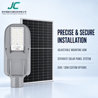 Lampadaire solaire LED à haute efficacité avec boîtier en aluminium moulé sous pression pour les rues, les parcs et les projets extérieurs