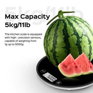 अच्छी तरह से रसोई रसोई का वजन करने के लिए 5 किलो ग्लास फंक्शन डाइट स्केल - Product Image 6