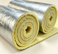 Couverture isolante en laine de verre avec revêtement en aluminium INSULWOOL pour toiture