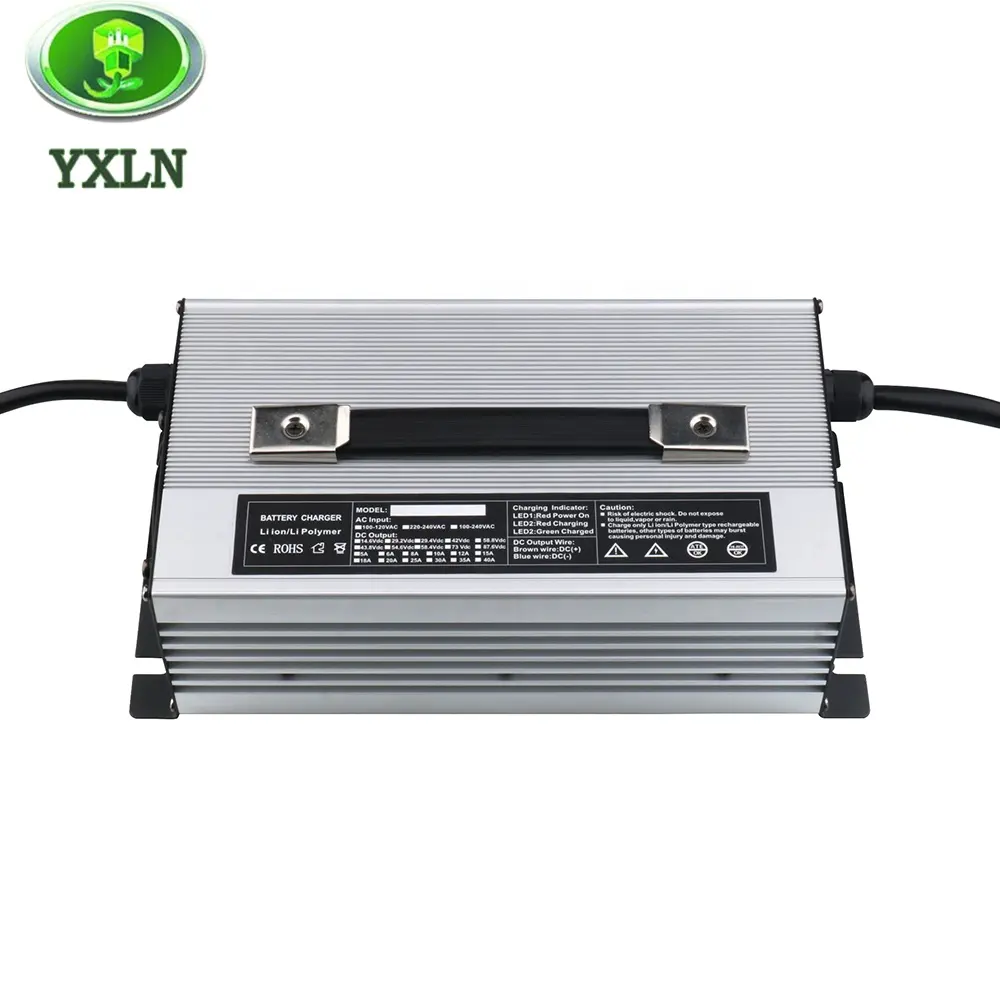 Yxln carregador de bateria para veículos elétricos, série 12v 24v 36v 60v 72v 84v 96v 108v 45a 40a 30a 48v 25a