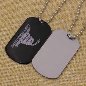 Plaque d'identification pour chien en acier inoxydable, personnalisée, moderne, style Feng Shui, avec <span class=keywords><strong>photo</strong></span> imprimée recto-verso et dôme protecteur en époxy - Product Image 2