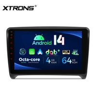 Reproductor Multimedia Estéreo para Auto Android de 9 Pulgadas, 4+64GB, para Audi TT, con DAB+ Integrado, AKM DSP, 4G Global, Sensores de Giroscopio IPS, CE-XTRONS