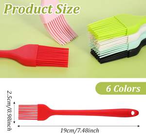 Brocha de Silicona Resistente al Calor de Grado Alimenticio para Aceite, Mantequilla y Salsas, Brocha para Barbacoa, Repostería y Cocina - Product Image 2