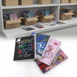 Cuaderno Espiral Doble con Cubierta <span class=keywords><strong>de</strong></span> Papel A5, 100 Hojas, Diseño Árabe, Venta <span class=keywords><strong>al</strong></span> <span class=keywords><strong>por</strong></span> <span class=keywords><strong>Mayor</strong></span> <span class=keywords><strong>de</strong></span> Fábrica, Suministros <span class=keywords><strong>Escolares</strong></span> y <span class=keywords><strong>de</strong></span> Oficina en Diseños Surtidos - Product Image 1