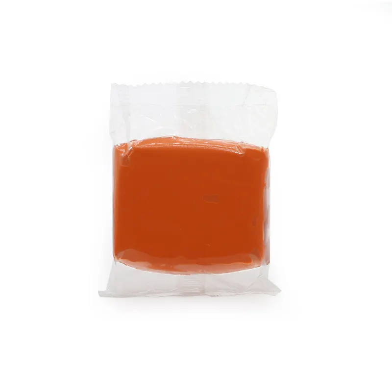 Barre d'argile professionnelle, vente en gros, 150g, peinture de voiture, élimine la contamination, barre d'argile polymère orange, détail automatique