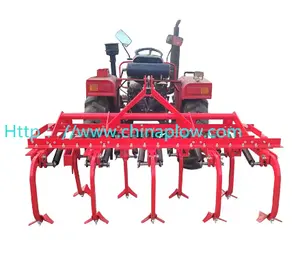 Farm tractor mounted weeding spring cultivator
