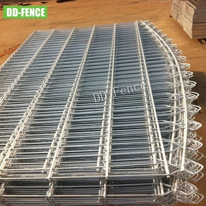 Bán buôn mạ kẽm hàn dây lưới cứng nhắc trang trí cho người đi bộ hàng rào kim loại đôi dây lưới hàng rào với <span class=keywords><strong>Arc</strong></span> Top - Product Image 5