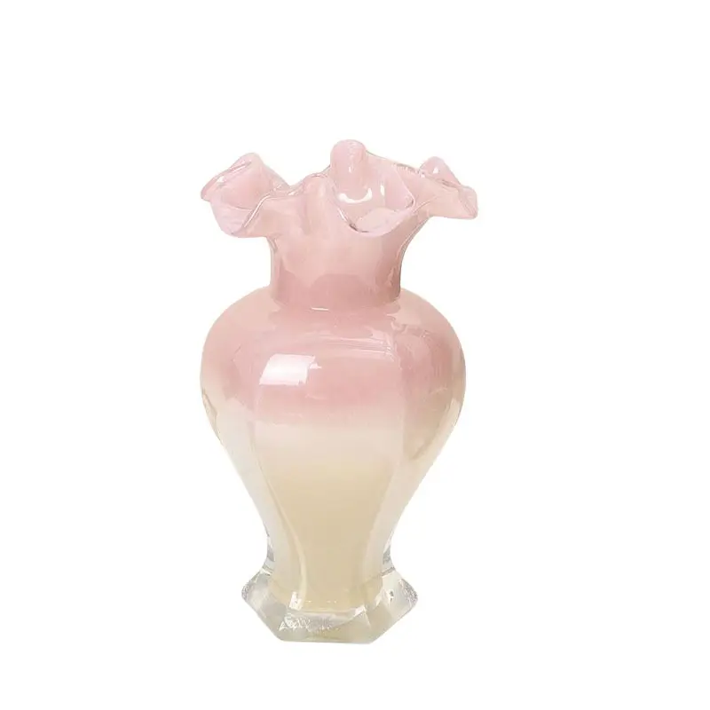 Glazed Vase European Light Luxury High Appearance Level Living Room Hydroponic Water Cultured Decorative Ornaments