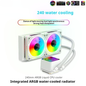 Refroidisseur d'eau pour ordinateur DIY 240 mm avec ventilateur ARGB intégré pour le refroidissement du processeur multiplateforme - Product Image 5