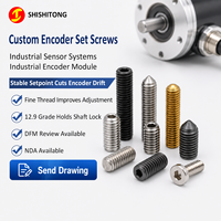 Vis de réglage sur mesure à six pans creux pour machine de précision, fabricant de vis pour module d'encodeur industriel