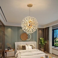 Lampe Led suspendue en cristal au design moderne et Simple, luminaire décoratif d'intérieur, idéal pour un Bar ou une Table