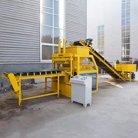 Machine de fabrication de briques en terre compressée LONTA LT5-10 entièrement automatique, hydraulique, pour pavés creux à 2 emboîtements, type Lego