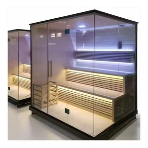 אדים רטוב בטוח מקורה סאונה מסורתית קנדית המנעלת 2-3 אנשים סאונה למכירה - Product Image 5