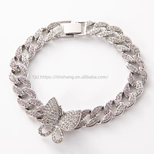 Hip Hop Watch Set <b>Cuban</b> <b>Chain</b> Necklace Bracelet Watch Gift Set - Product Image 1