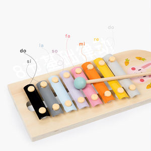 Jouet musical multifonctionnel 2-en-1 pour l'éveil éducatif : <span class=keywords><strong>banc</strong></span> de percussion en bois et <span class=keywords><strong>xylophone</strong></span> <span class=keywords><strong>à</strong></span> marteaux - Product Image 6