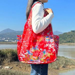 Bolsa de Compras Reutilizable Resistente y Expandible, Bolsa de Poliester 210D con Bolsillos Grandes - Product Image 6