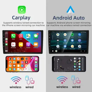 Jmance-android Auto Car Stereo Đài Phát Thanh, 9 "Đơn Vị Đứng Đầu Cho Ghế Leon 3 2012 2020, Đa Phương Tiện DVD Player, Video Carplay, 2 Din