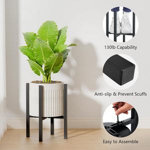 <span class=keywords><strong>Support</strong></span> de <span class=keywords><strong>plante</strong></span> en métal réglable avec plateau, largeur réglable de 8 à 12 pouces, <span class=keywords><strong>support</strong></span> de <span class=keywords><strong>plante</strong></span> robuste <span class=keywords><strong>pour</strong></span> la décoration de la maison, <span class=keywords><strong>support</strong></span> à fleurs - Product Image 4
