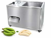 Industriële plantain- en bananenschilmachine, commerciële fruitverwerkingsapparatuur, bananenschilmachine