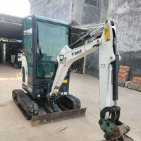 Excavator Mini Bekas Bobcat E20 Performa Tinggi Original USA Crawler 2ton Bobcat E20 Excavator Bekas 2ton