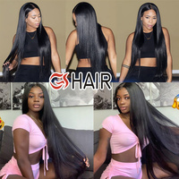 GS Extensions de cheveux humains bruts vierges indiens à double tirage Fournisseur de gros à cuticules alignés Perruques de cheveux humains pour femmes noires