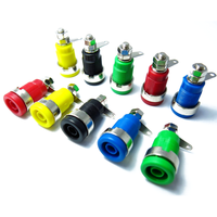Bornier de connexion 4 mm, prise jack banane femelle, panneau de bornier d'amplificateur de haut-parleur